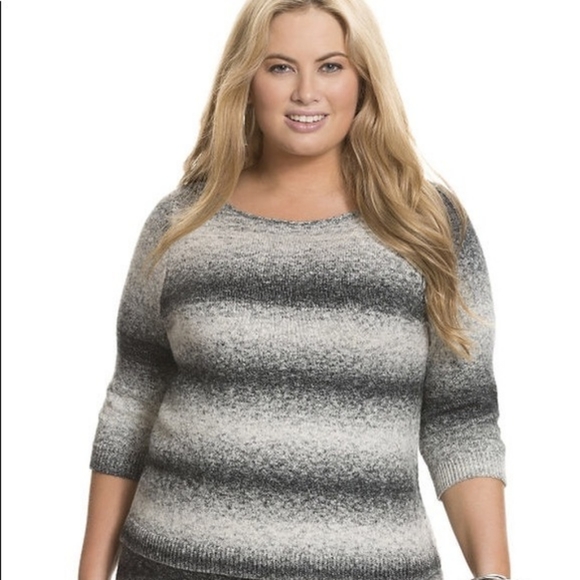 Lane Bryant Sweaters - Lane Bryant Space Dyed Scoop Neck Sweater
